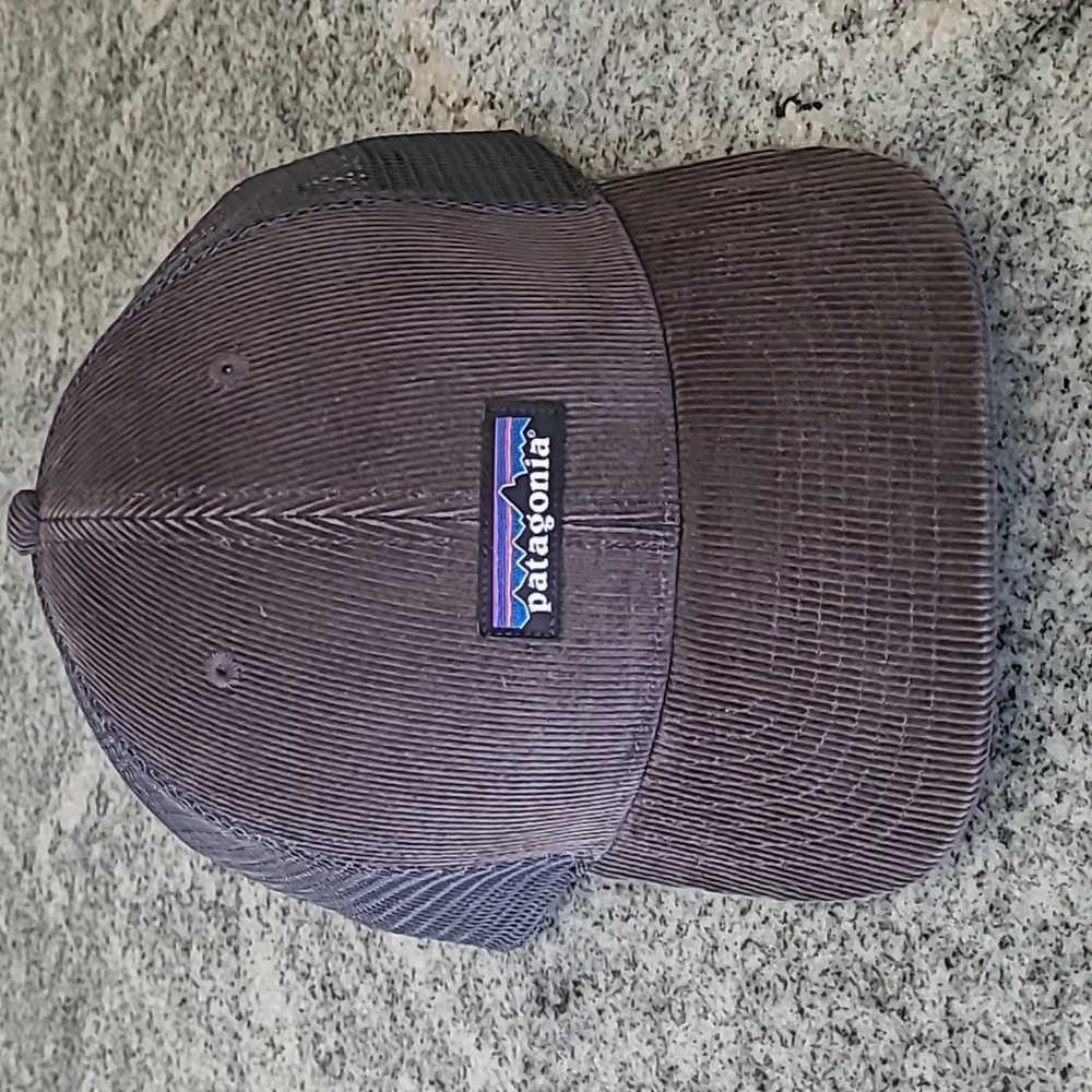 Patagonia Dark Gray Cord & Mesh Trucker Cap - Unisex - Sustainable